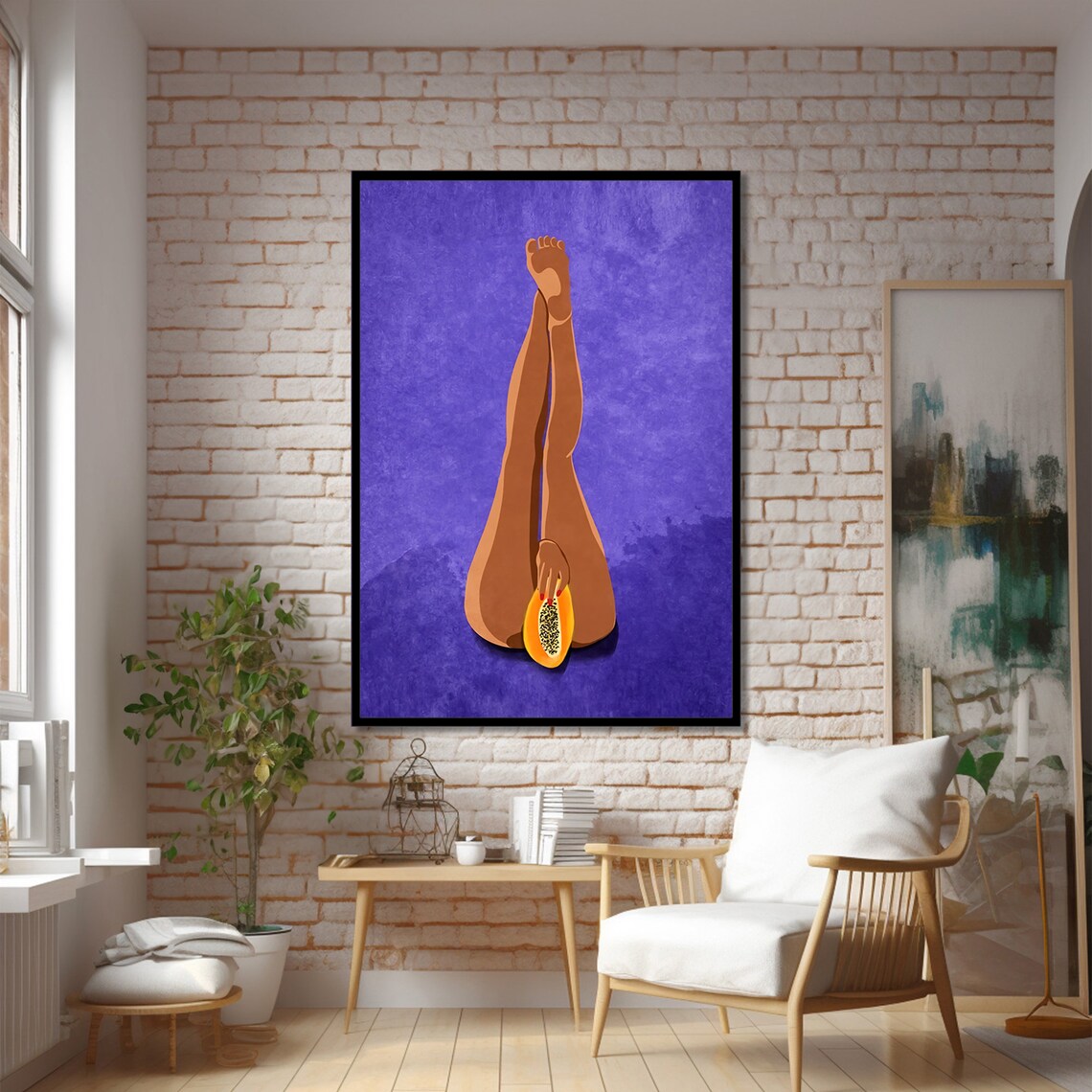 Playful Erotic Minimalist Design, Modern Decor - Image 2