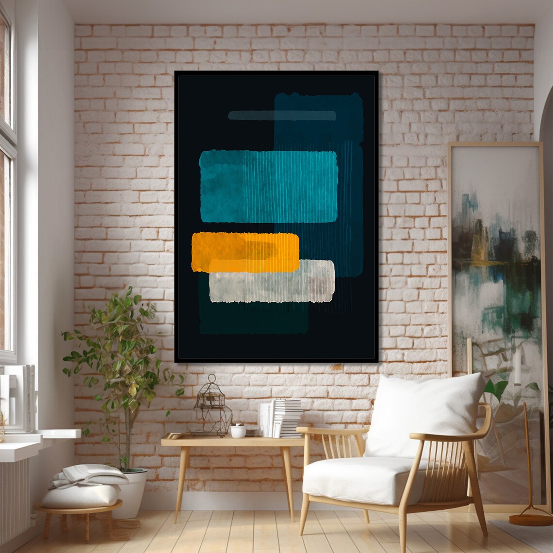 Mark Rothko Style Modern Abstract Art Print - Image 2