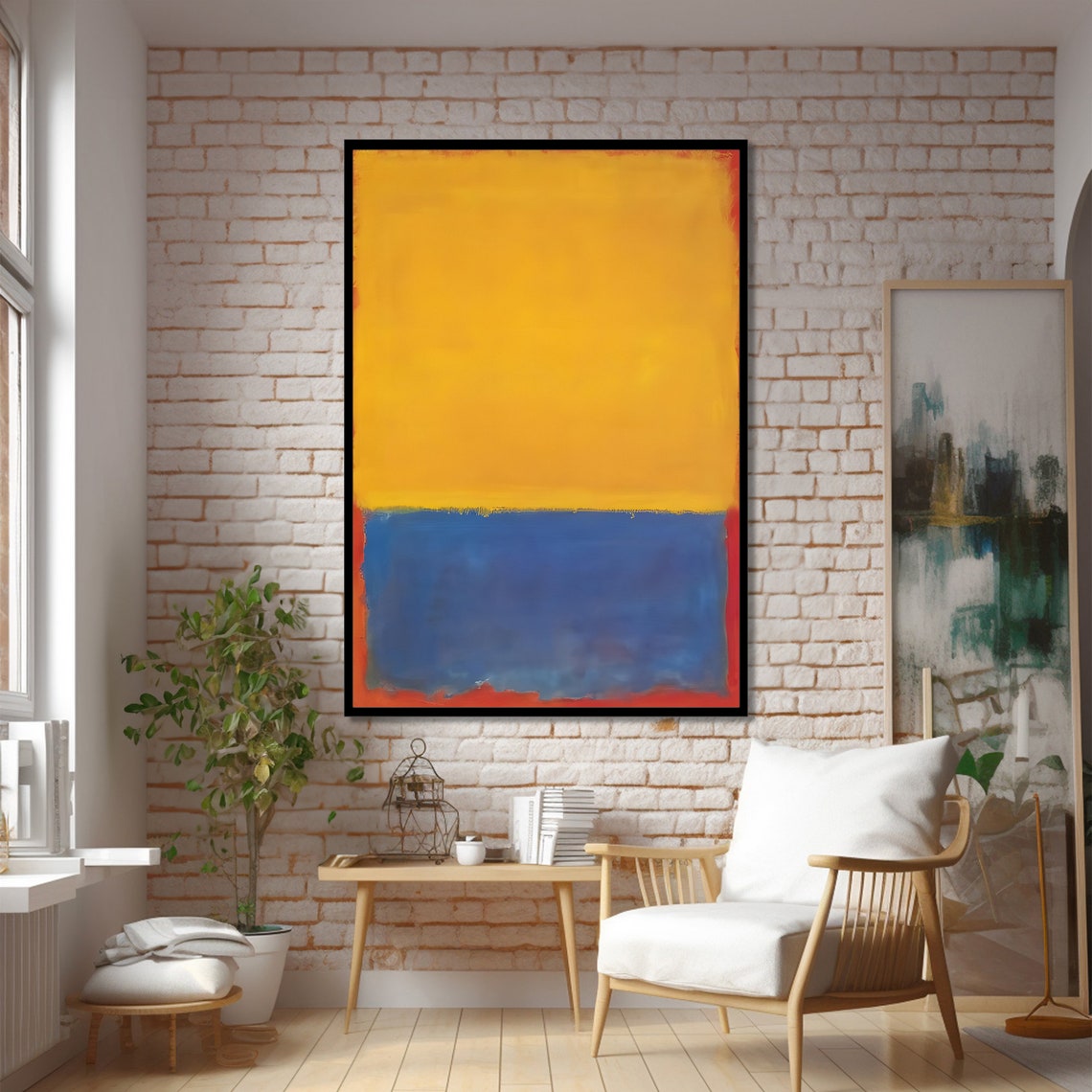 Mark Rothko Style Abstract Art Print - Image 2