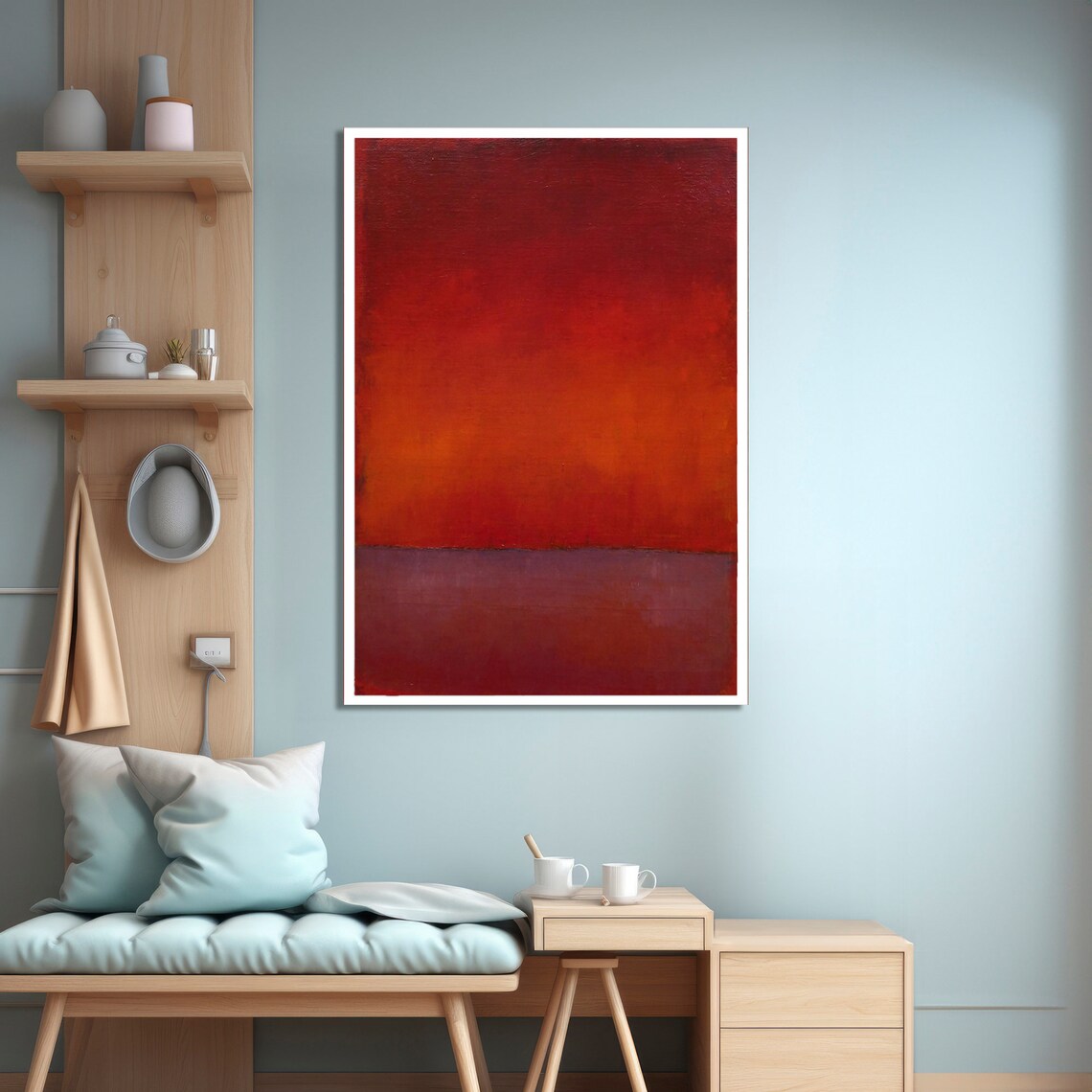 Mark Rothko Style Abstract Art Print, Modern Decor - Image 4