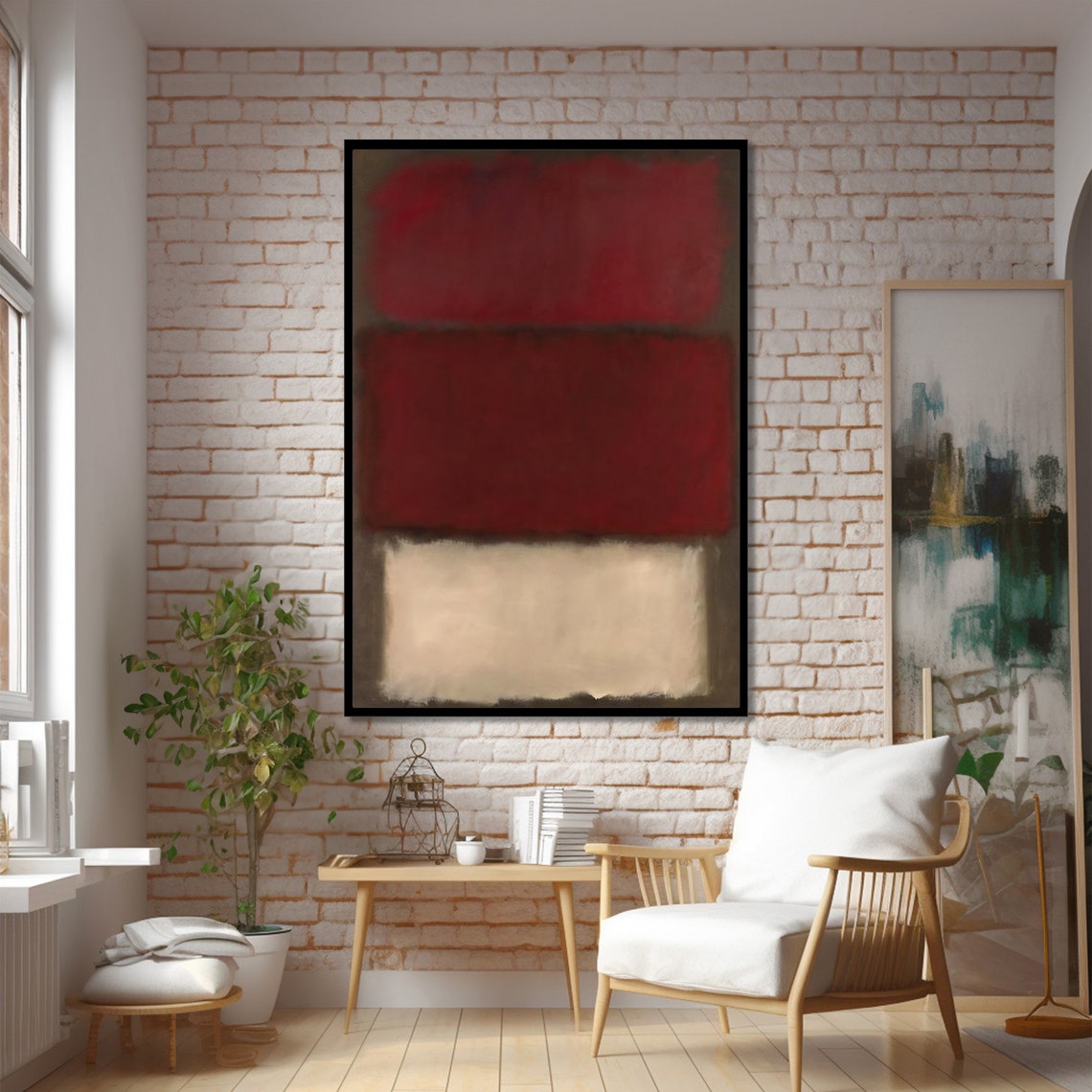 Mark Rothko Style Abstract Art Print - Image 2