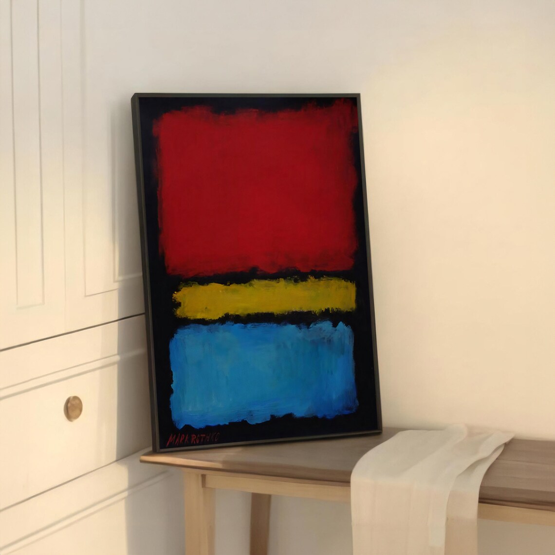 Mark Rokhto Inspired Abstract Art, Vibrant Modern - Image 5
