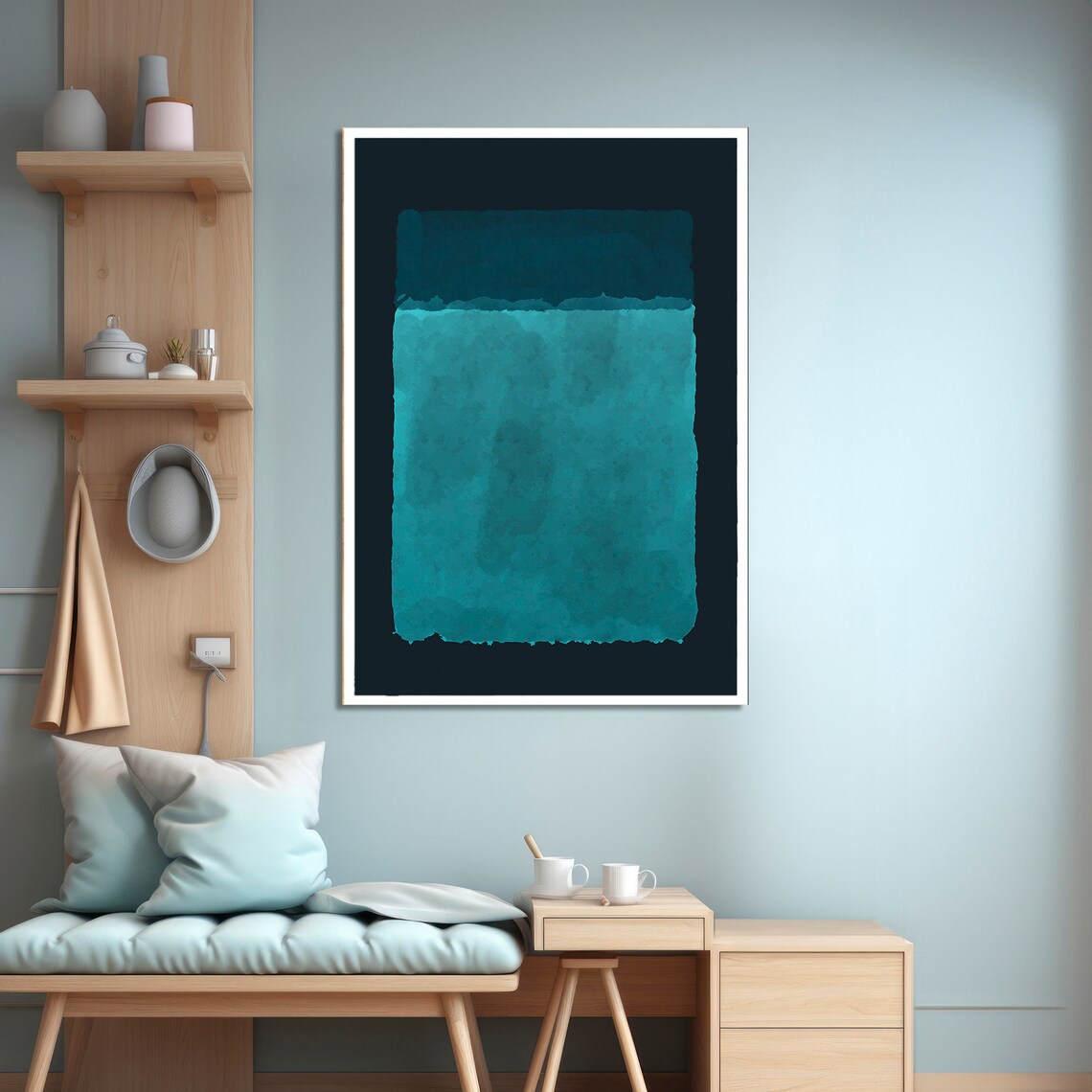 Mark Rokhto Blue Gradient Minimalist Abstract - Image 4