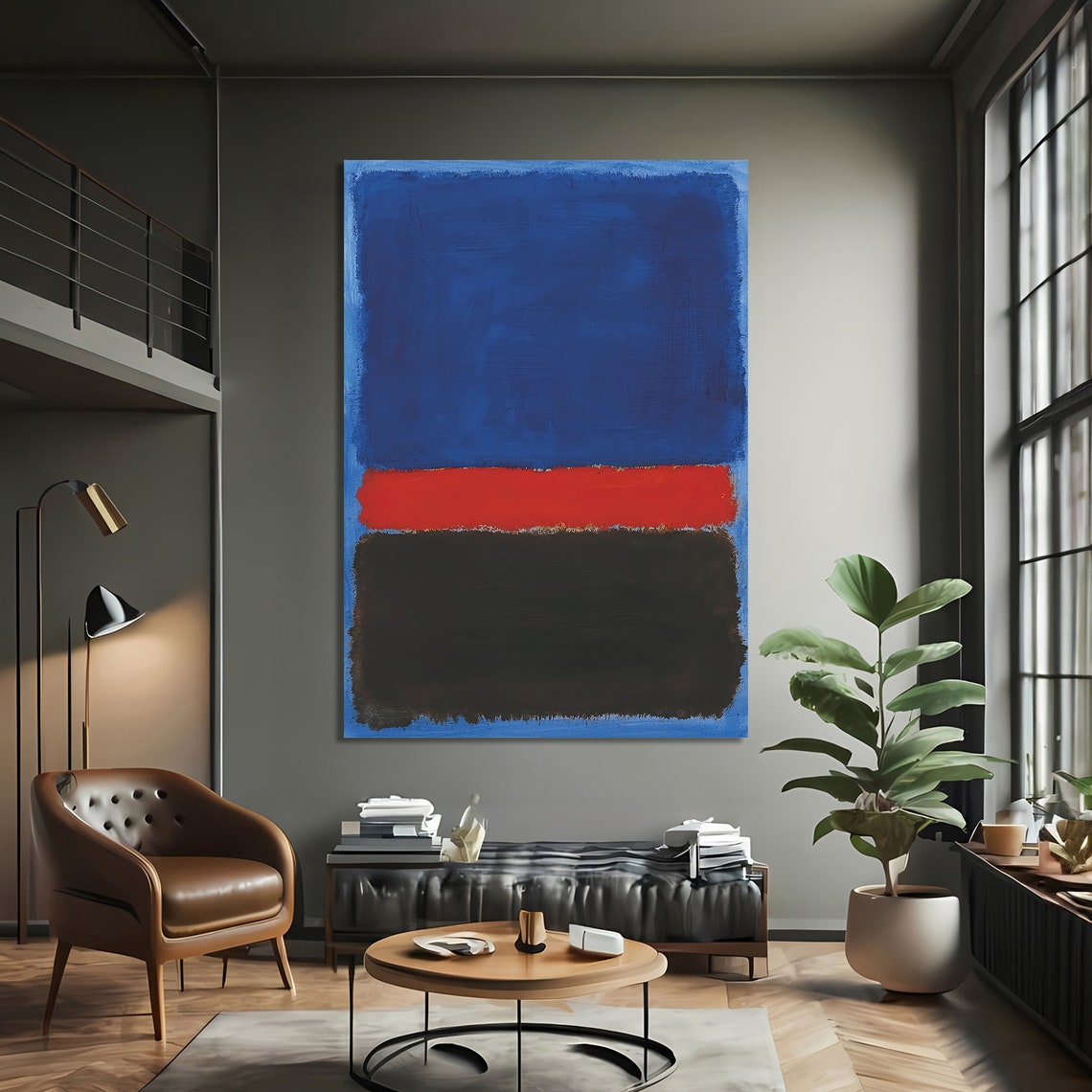 Mark Rothko Style Abstract Art Print - Image 3