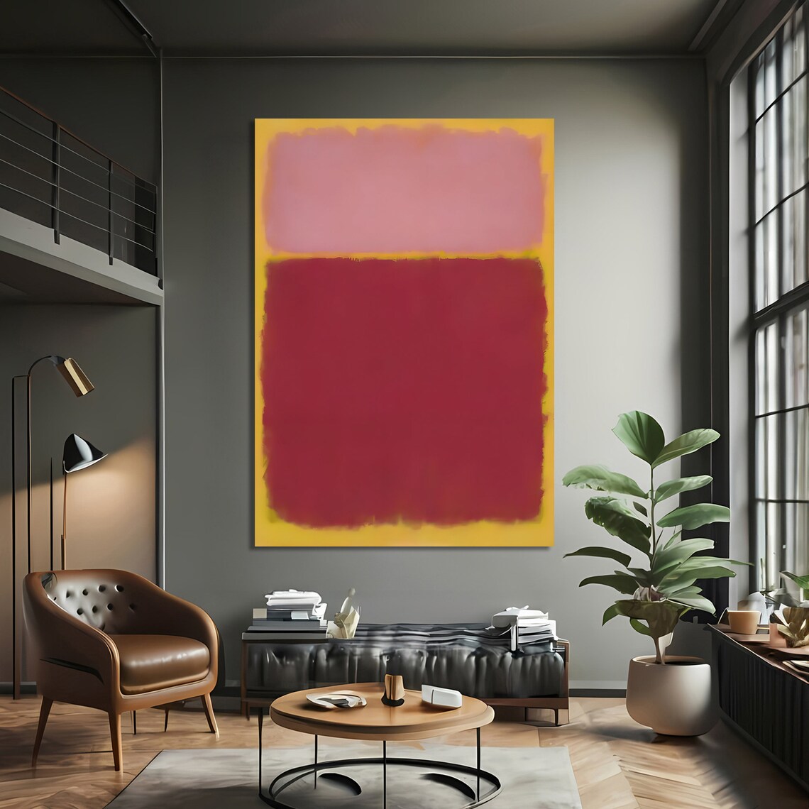 Mark Rokhto Inspired Modern Abstract, Home Decor - Image 2