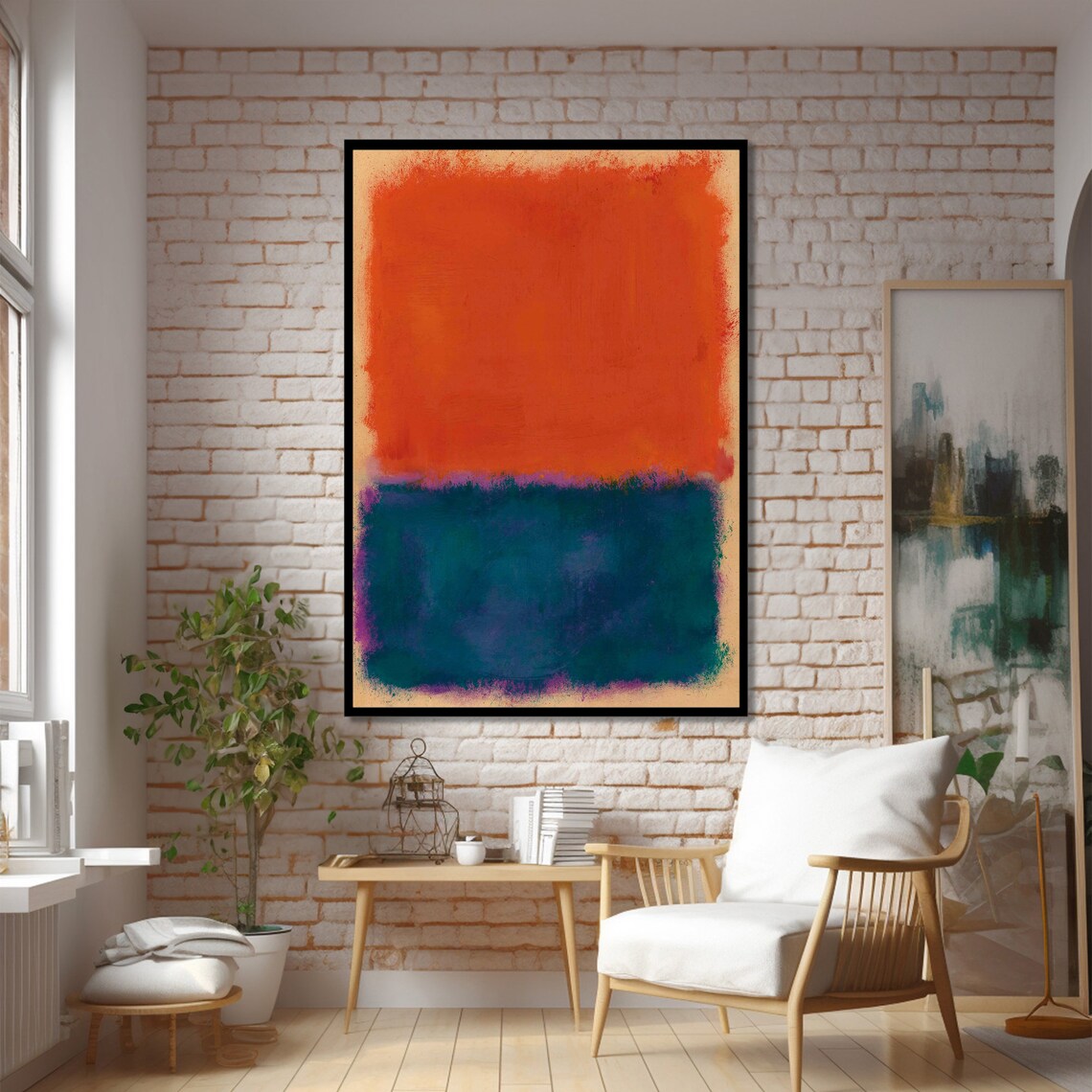 Mark Rothko Style Vibrant Abstract, Modern Decor - Image 2
