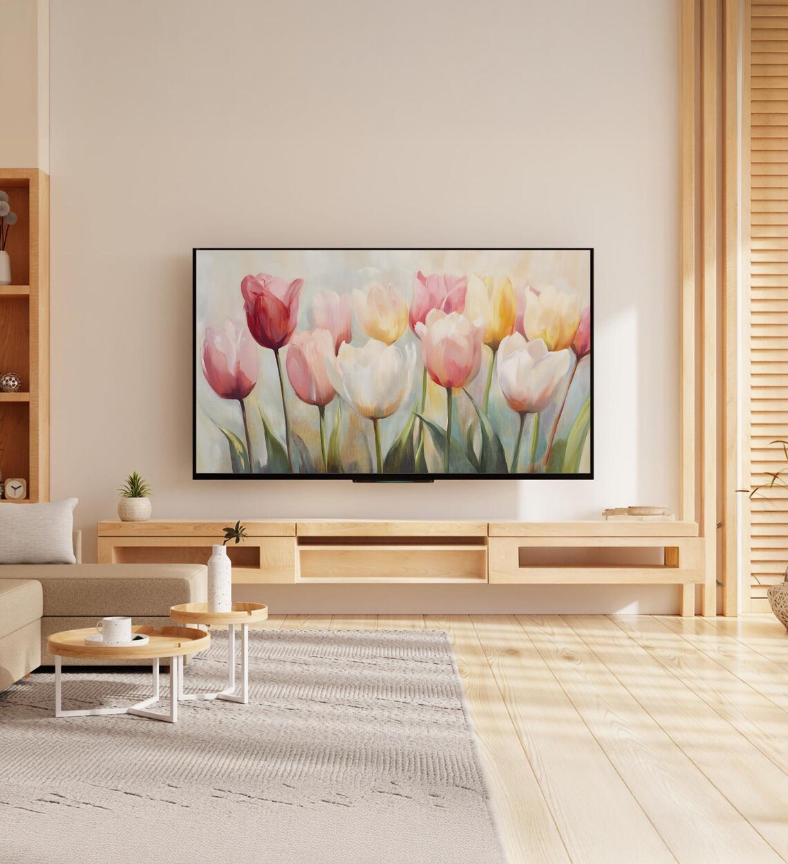 Spring Floral Tulip Easter Art for Frame TV - Image 7