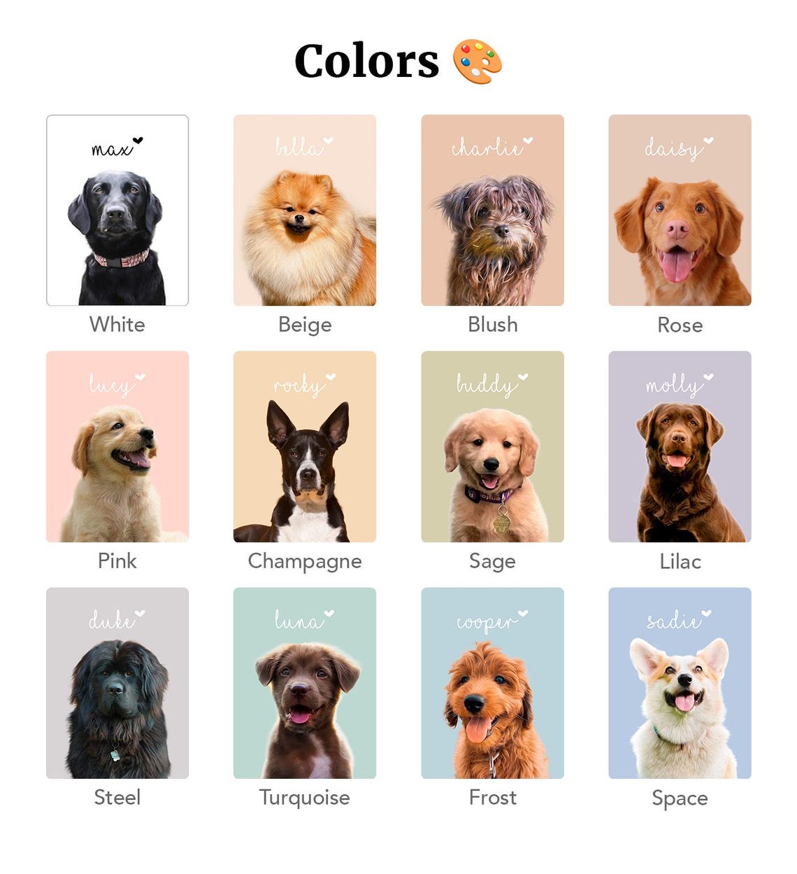 Custom Corgi Dog Portrait With Name Personalized Cute Pet Art Poster - Image 6
