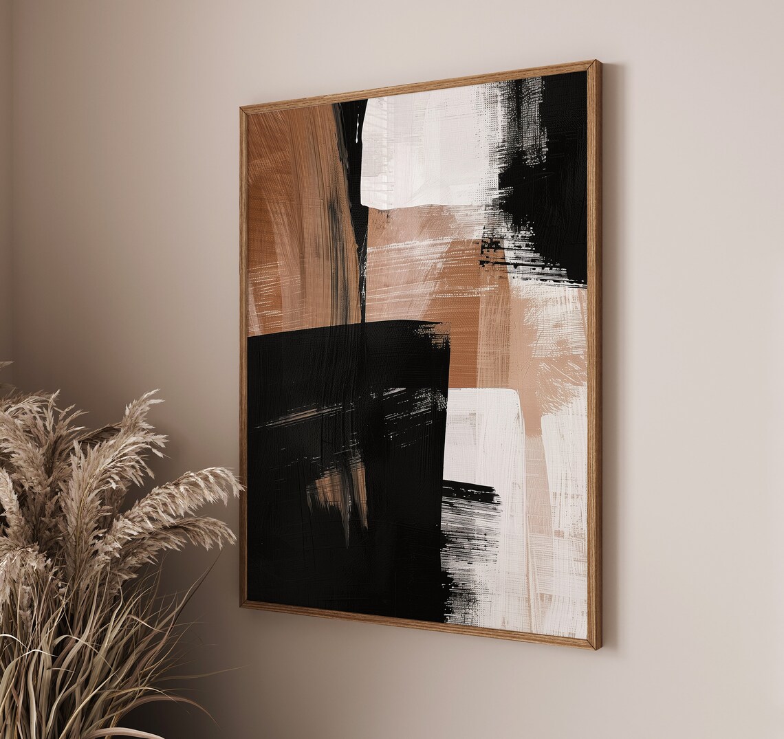Abstract Print, Minimalist Japandi Wall Art - Image 3
