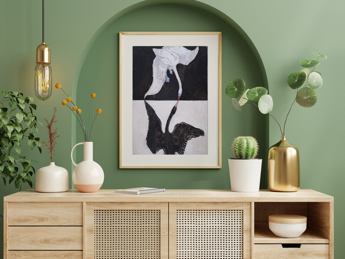 Hilma Af Klint The Swan No. 1 Abstract Art Print
