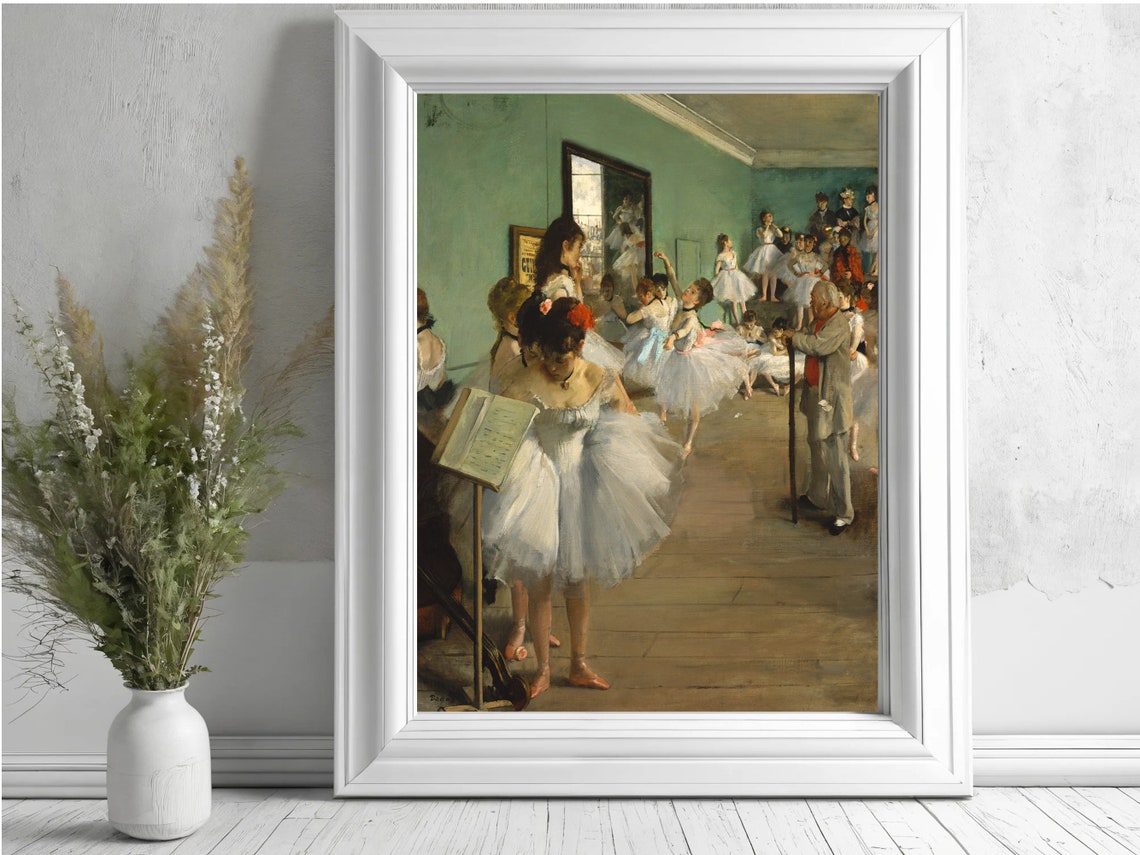 Edgar Degas Dance Class Ballet Dancers Impressionist Rehearsal Poster - Image 5