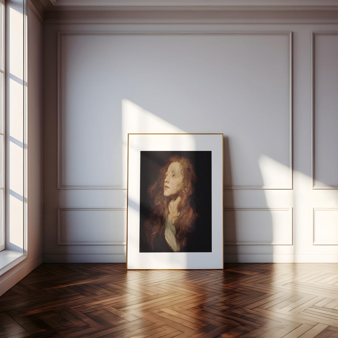 Anthony van Dyck Woman Looking Up 1619 Baroque Portrait Study Poster - Image 5