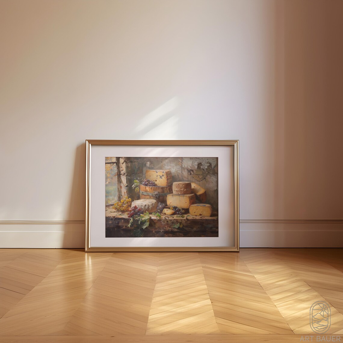Cheese Farmhouse Rustic Kitchen Wall Art Print - Image 5