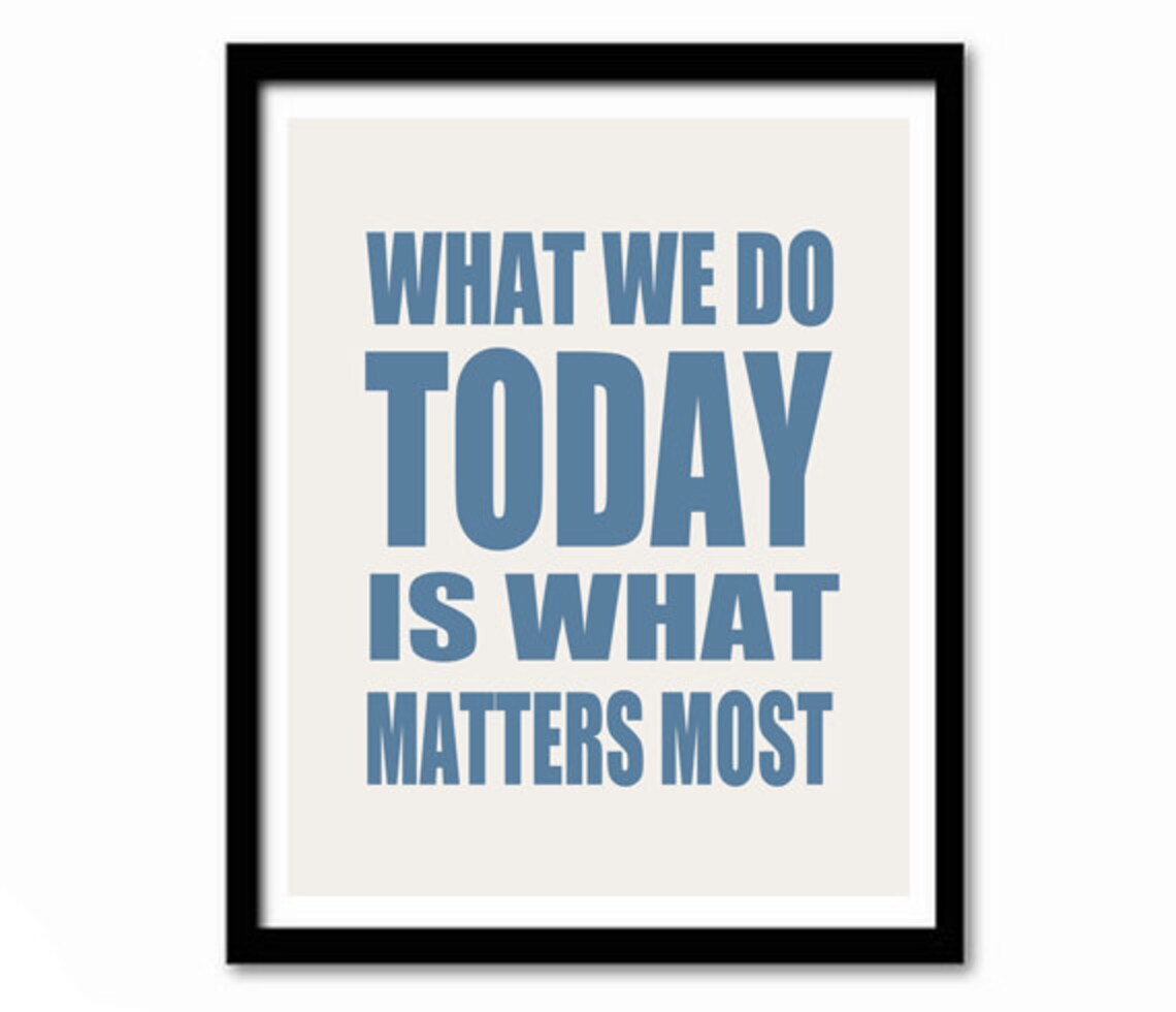 Buddha Quote Typography Poster, Home Decor Wall Art