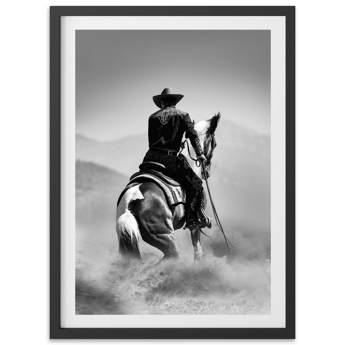Cowboy Western Print, Southwest Desert Art Print - Image 2