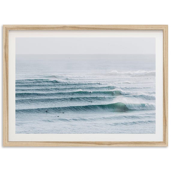 Surf Coastal Wall Decor Photography Ocean Aerial Beach
