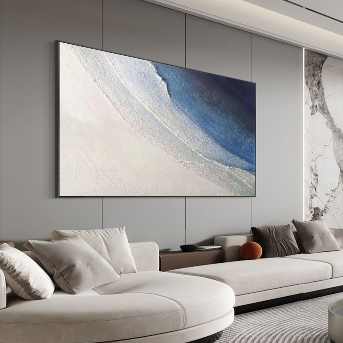 Gentle Ocean Waves Curving Along a Pristine White Beach Poster - Image 5