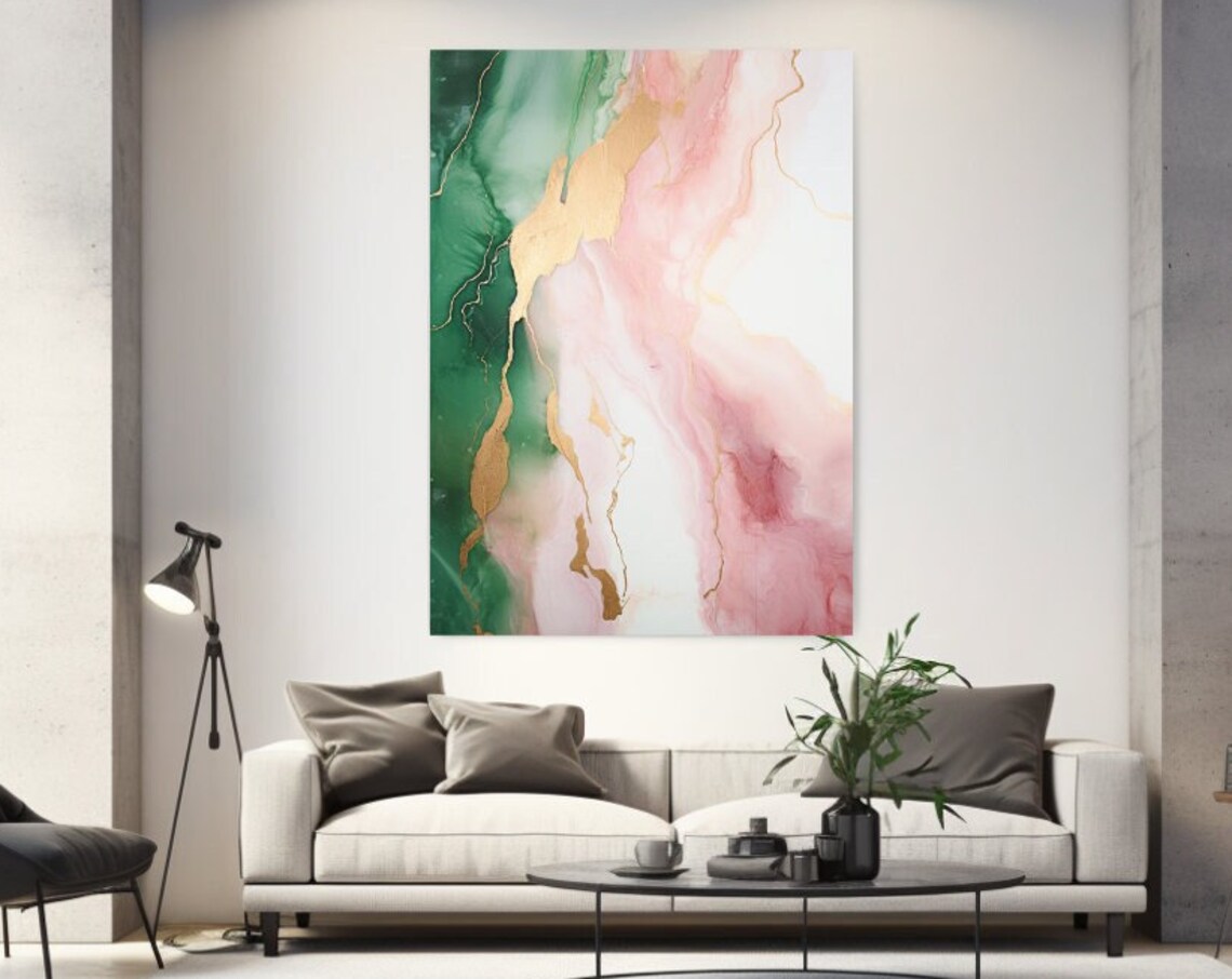 Marble Abstraction, Luxury Home Design Art Print
