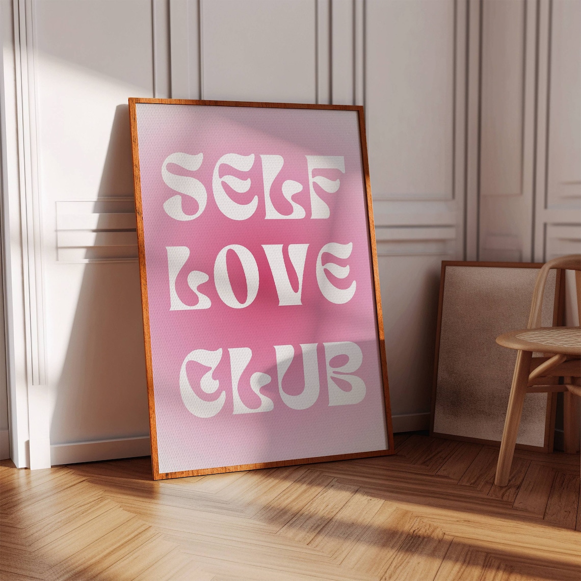 Self Love Club Poster, Trendy Room Decor