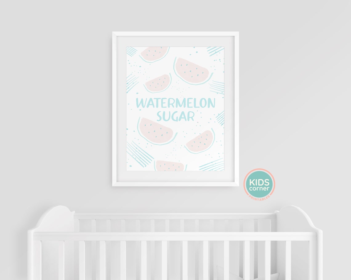 Watermelon Sugar Pastel Watermelon Slices Summer Kitchen Poster - Image 3