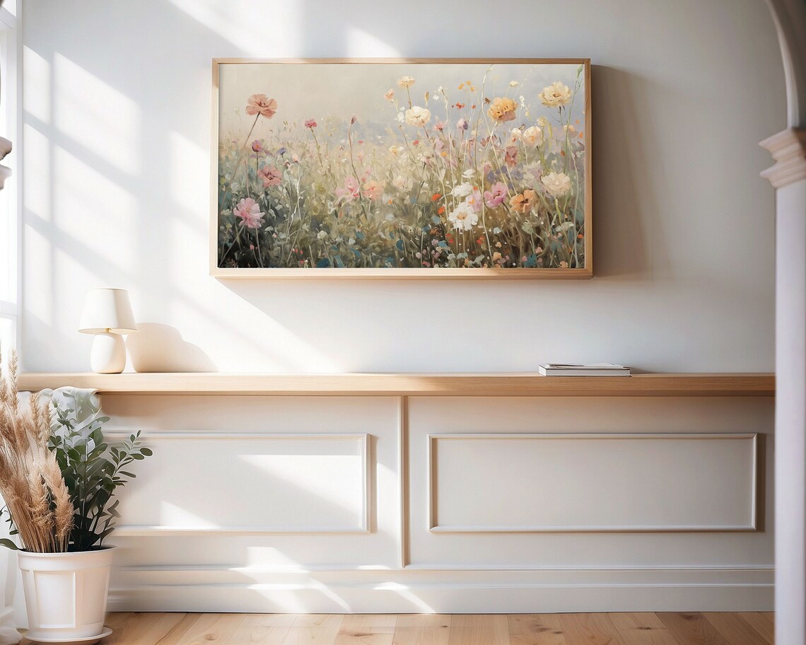 Summer Wildflowers Art Print, Vintage Style - Image 2