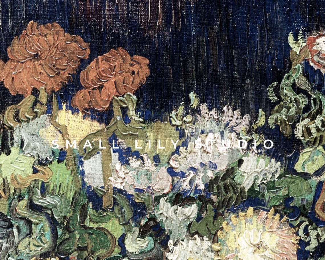 Frame Tv Art Dark Flowers Vintage Oil Painting Textured Dark Botanical Tv Artwork Antique Floral Tv Art Tv68 - Image 4