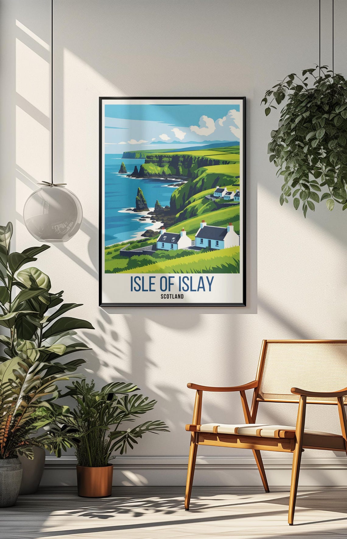 Isle Of Islay Scotland Travel Print Isle Of Islay Poster Isle Of Islay Wall Art Isle Of Islay Scotland Decor Scotland Travel Poster - Image 3
