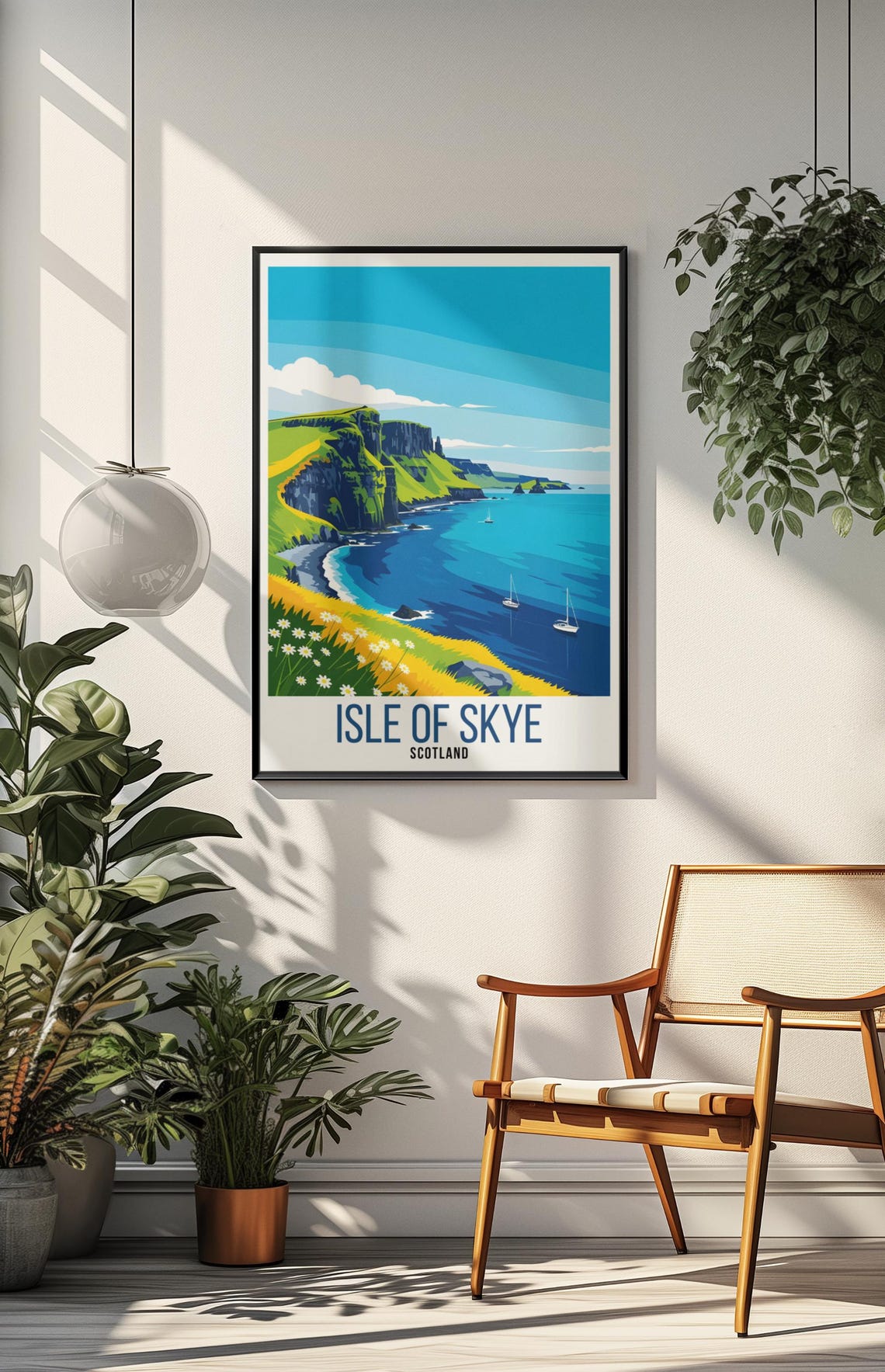 Isle Of Skye Scotland Travel Print Scottish Poster Isle Of Skye Wall Art Scotland Wall Art Isle Of Skye Poster Isle Of Skye Travel Art - Image 3
