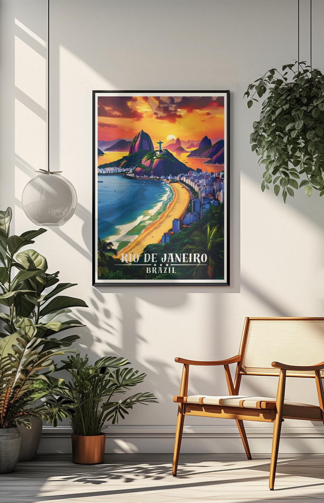Rio De Janeiro, Brazil Travel Poster, Wall Art Print - Image 4