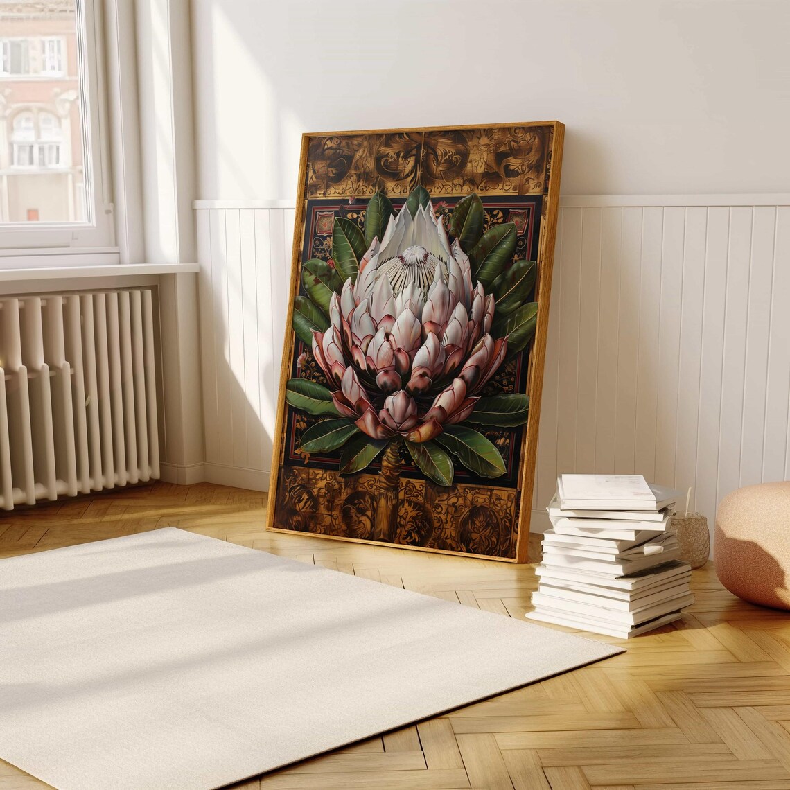 Protea Botanical Floral Poster Print, Nature Study - Image 5