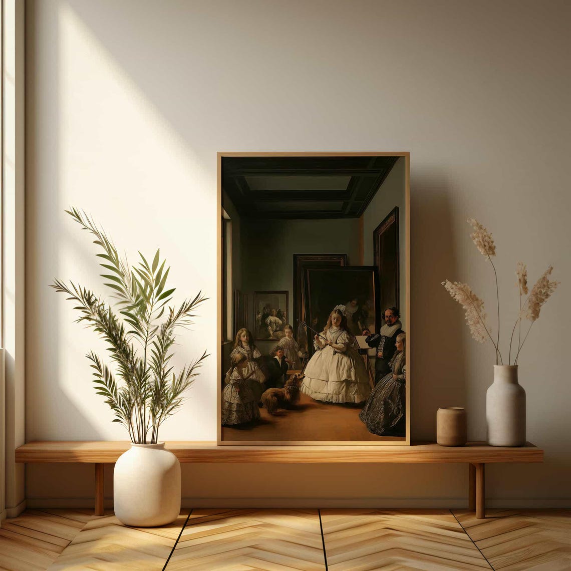 Diego Velazquez Las Meninas Baroque Masterpiece Painting Poster - Image 3
