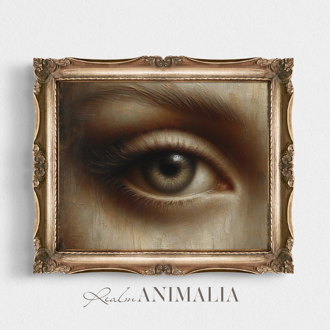 Lovers Eye Vintage Moody Human Anatomy Art Print - Image 2