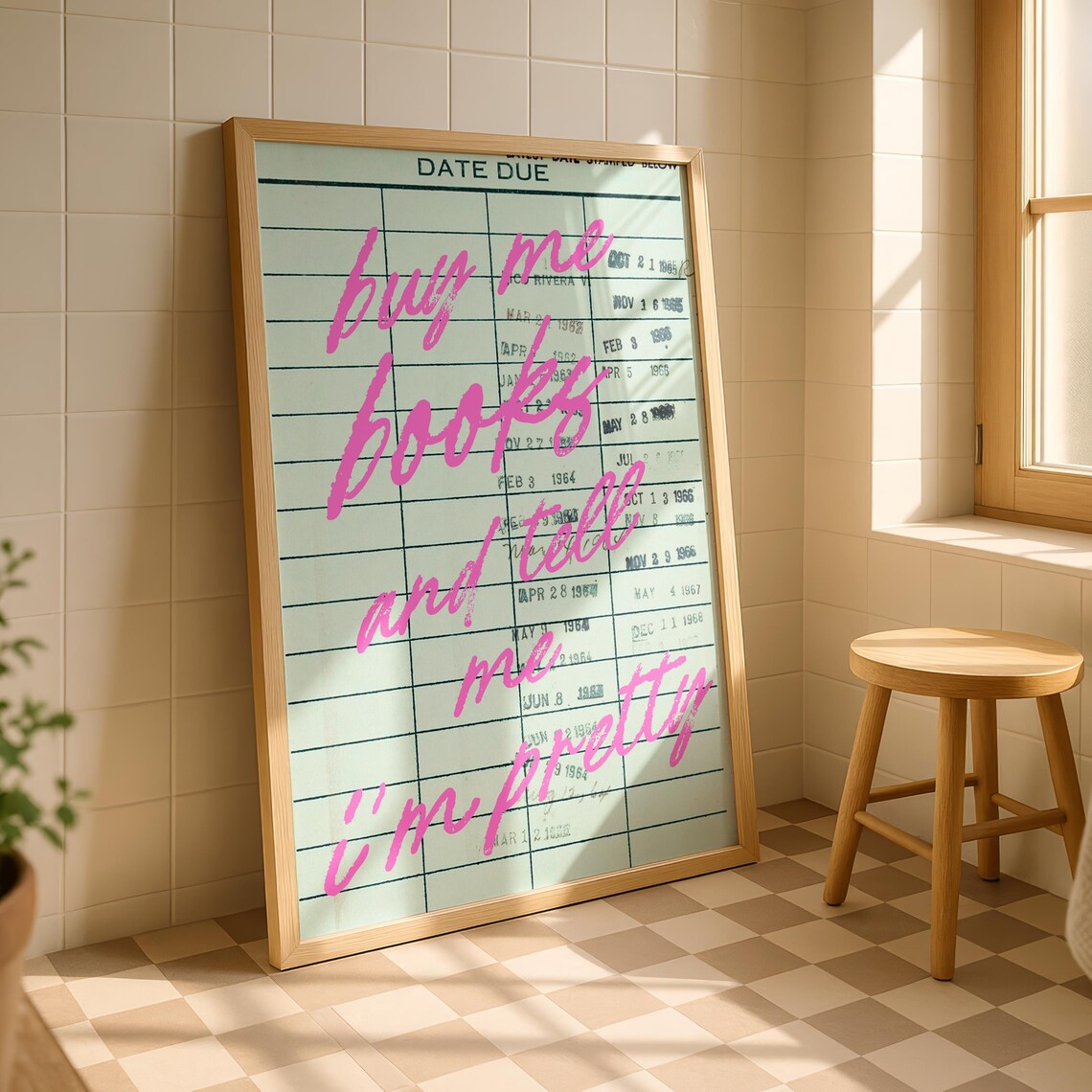 Quotes About Books Bibliophile Art Print