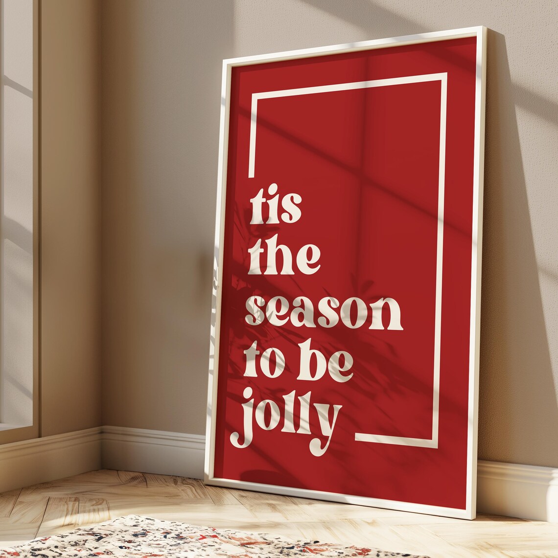Tis The Season To Be Jolly Christmas Art Print