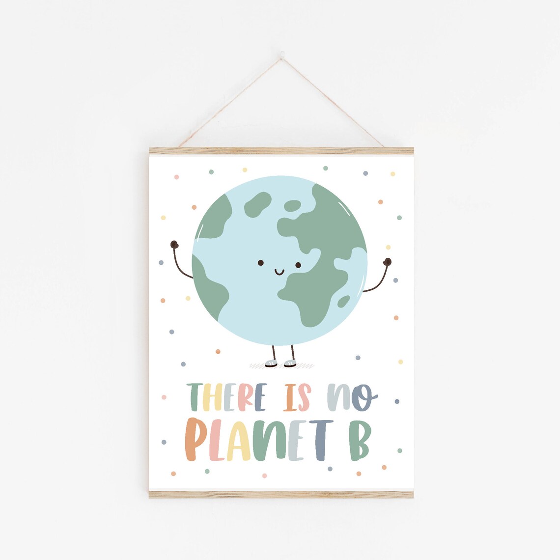 There Is No Planet B, Boho Earth Day Decor - Image 2