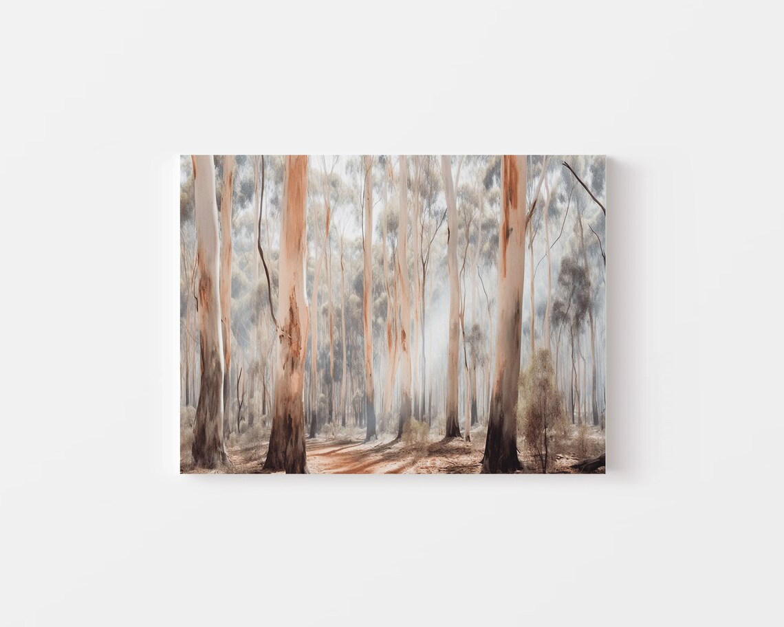 Australian Eucalyptus Trees Travel Poster, Bushland - Image 4