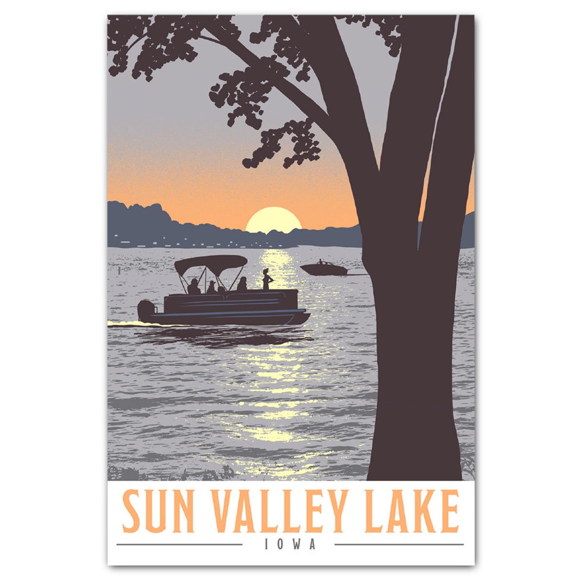 Sun Valley Lake Postcard