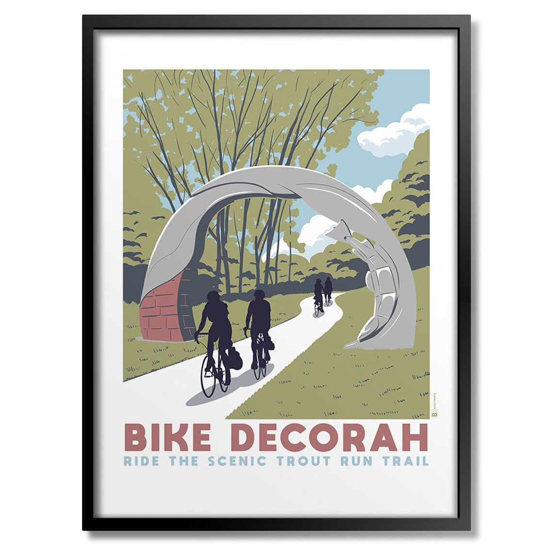 Bike Decorah Art Print, Home & Lifestyle