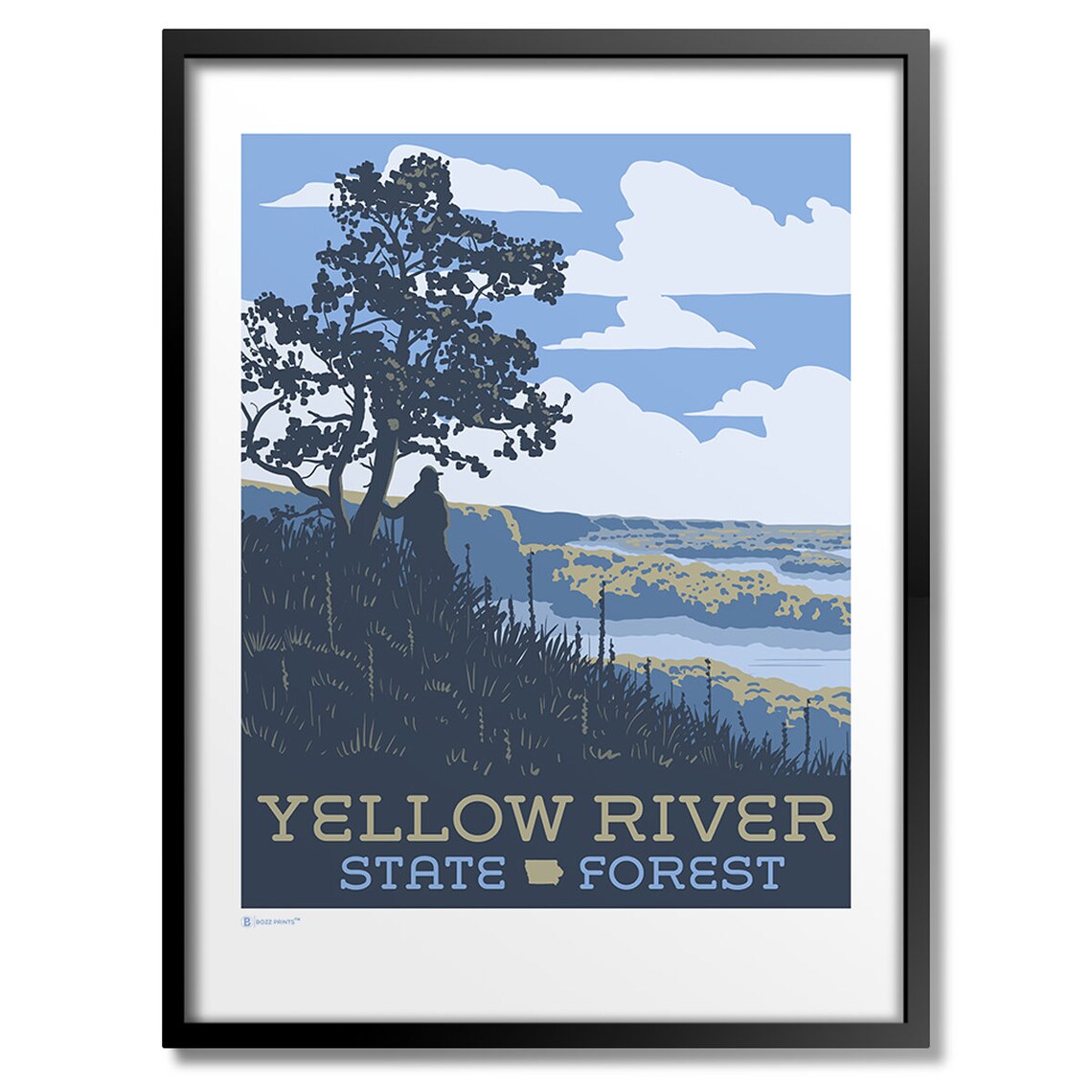 Yellow River State Forest Art Print, Nature Landscape