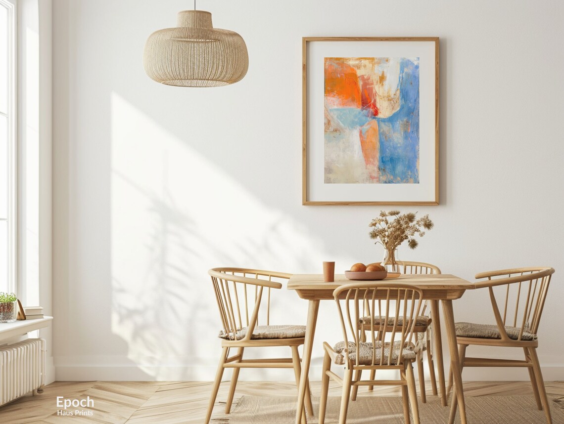 Abstract Oil Painting, Modern Home Decor - Image 3