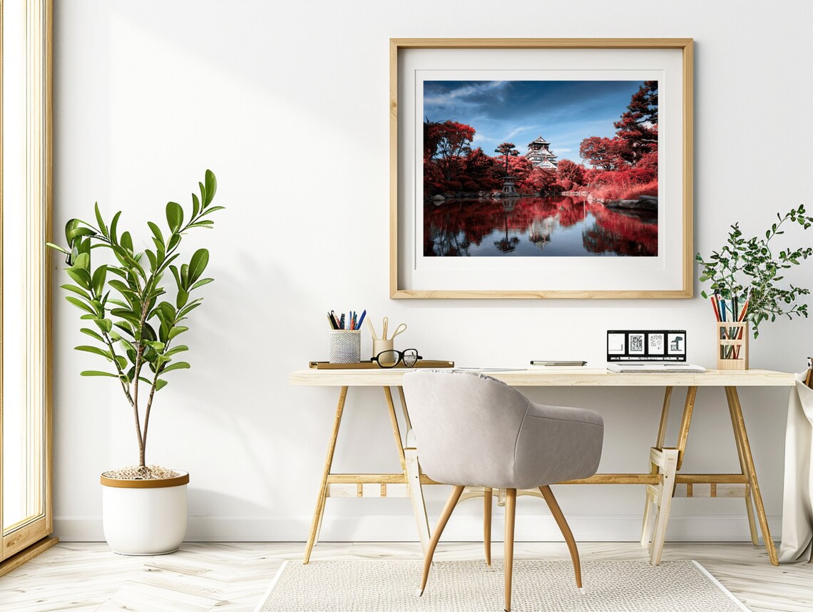 Osaka Castle Photograph Castles Japan Photos Japan Cityscape Photos Urban Photography Art Print For Instant - Image 3