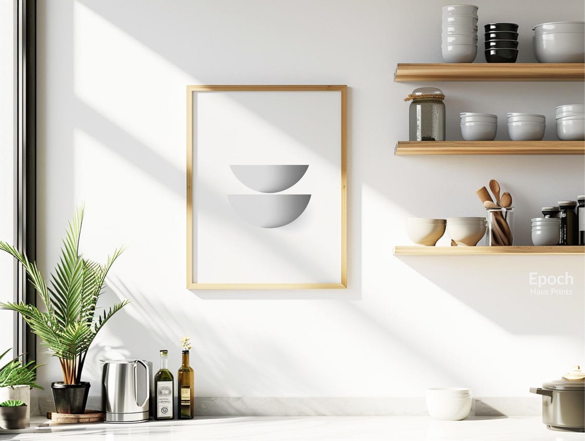 Geometric Line Drawing Minimalistic Print Minimalist Art For Homes Mid Century Minimalism Neutral Home Instant Print - Image 3