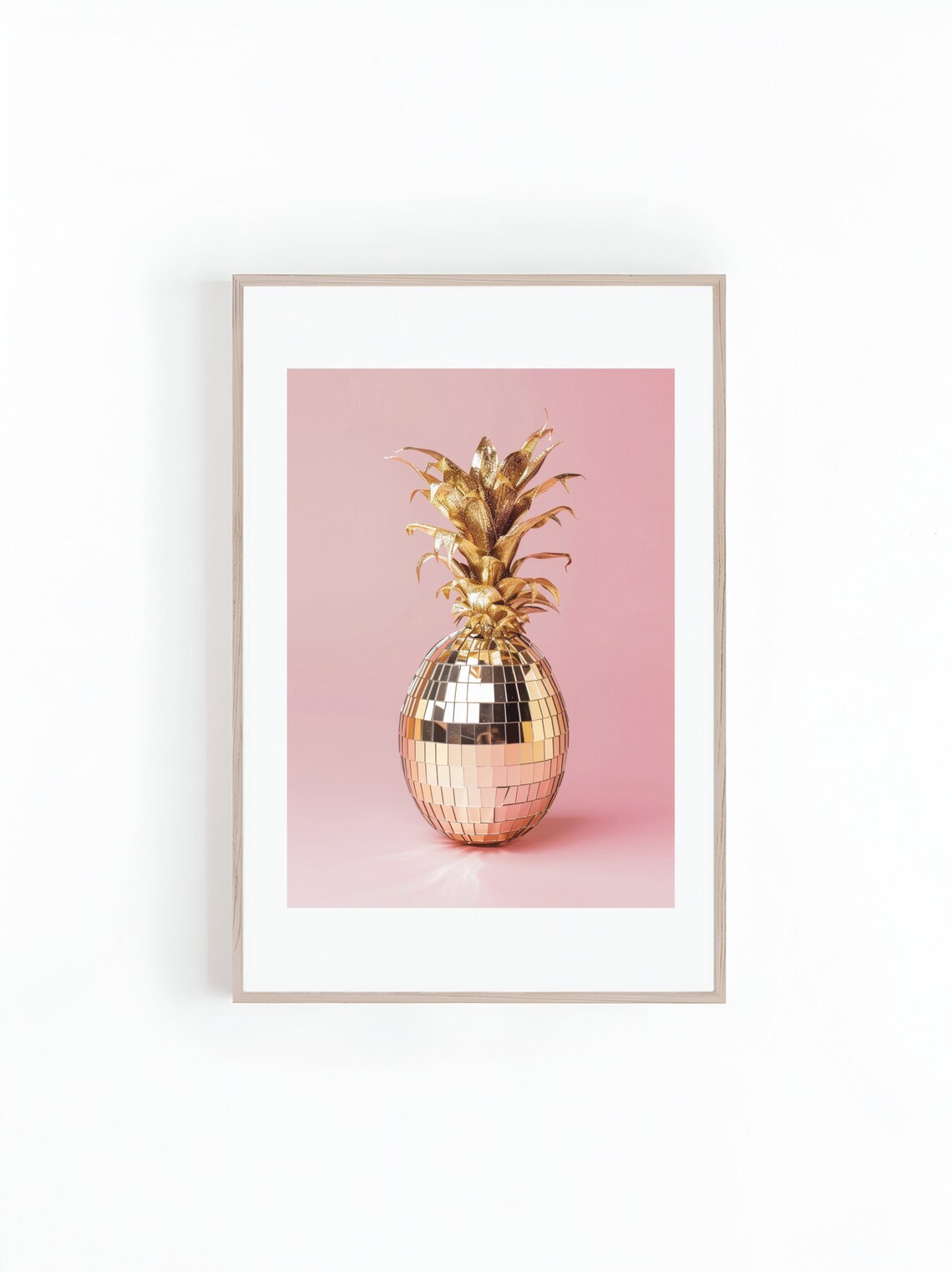 Pineapple Shaped Disco Ball, Funky Dance Floor Art