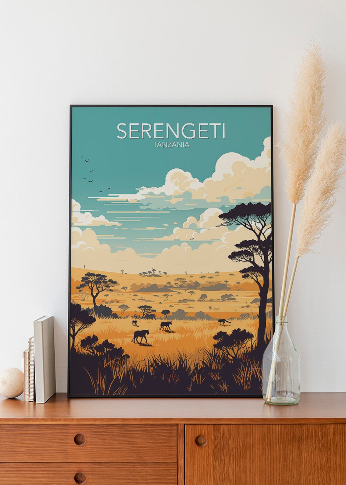 Serengeti Art Print Modern Poster Print Available In Many Sizes Or - Image 2