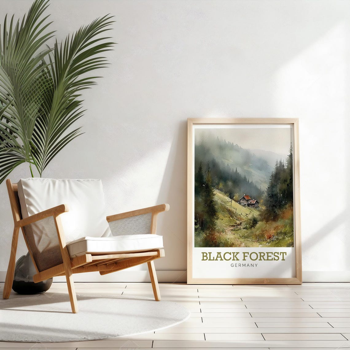 Black Forest Art Print Watercolour Print Print Available In Many Sizes Or - Image 2