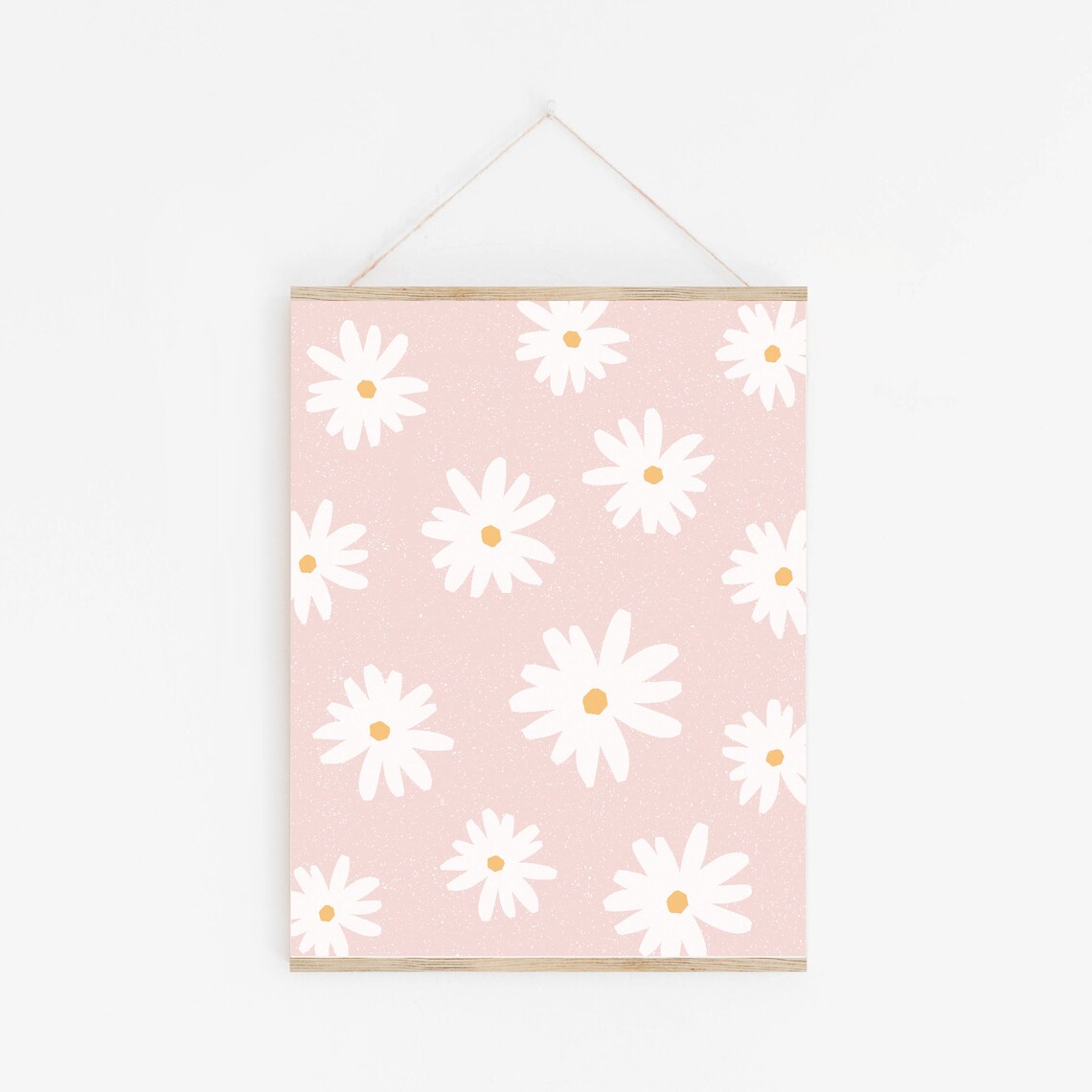 Daisy Nursery Art Print, Girls Boho Decor - Image 2
