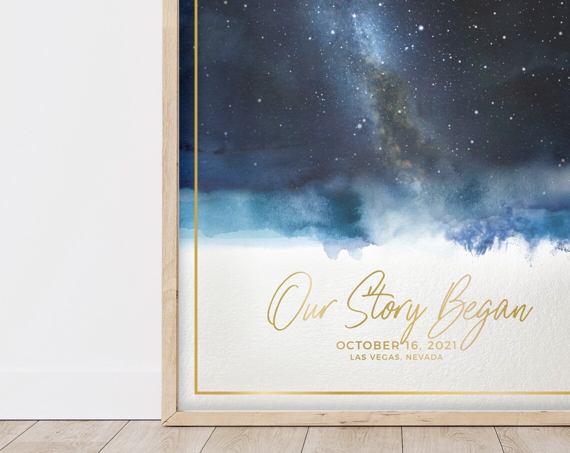 Star Map Print, Best Mother’s Day Gift Idea