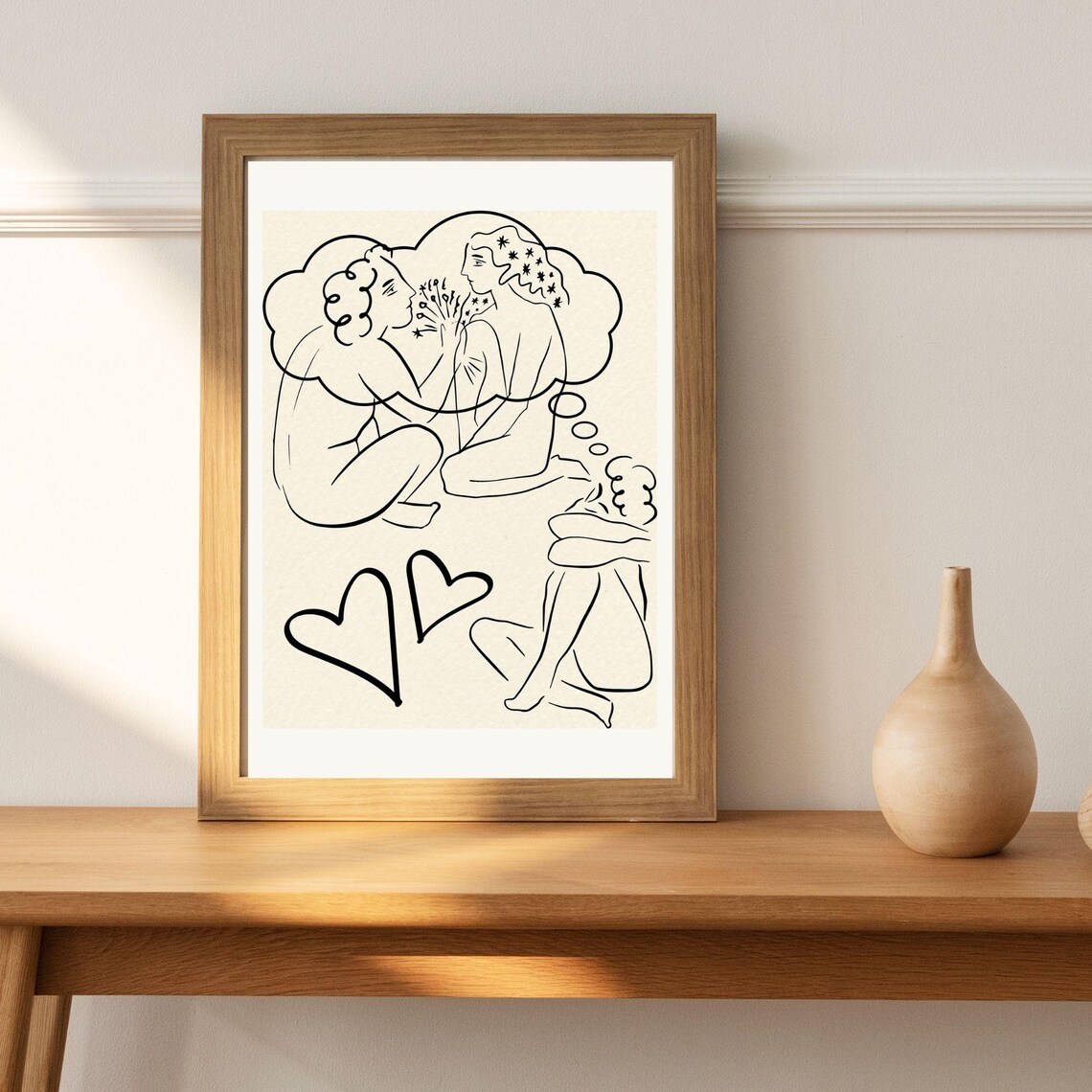 Matisse Inspired Romantic Memory Art Print - Image 4