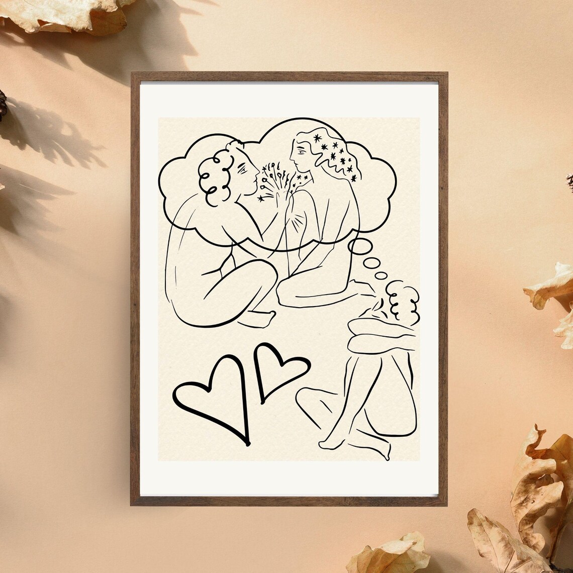 Matisse Inspired Romantic Memory Art Print - Image 2