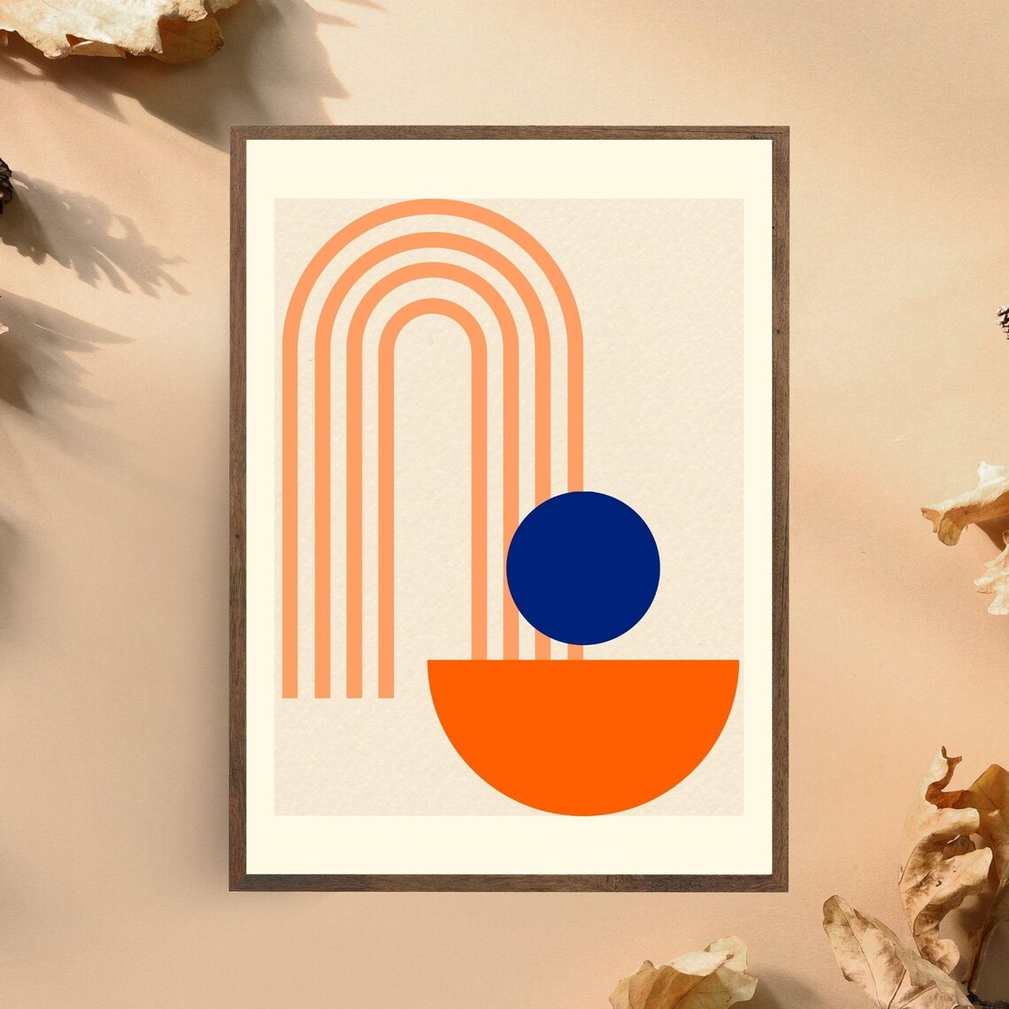 Boho Abstract Art, Energizing Playful Minimalist Design - Image 2
